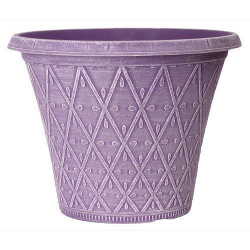 Prisma Decorative Plant Pot Round 12" - Raisin