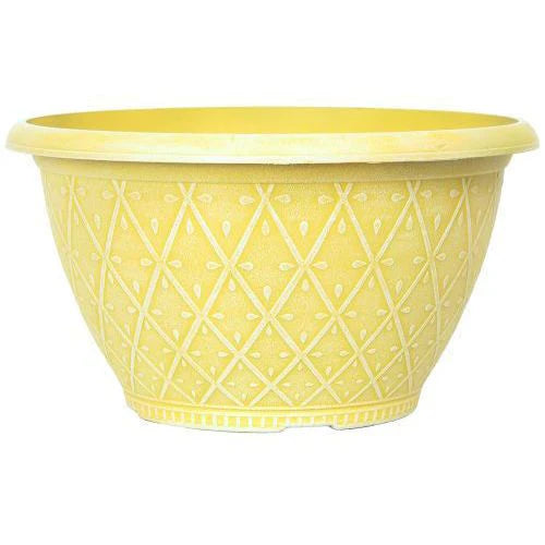 Prisma Decorative Bowl 10" - Sunglow Yellow