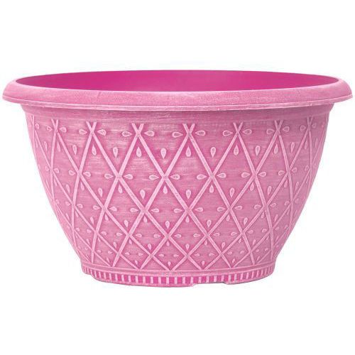 Prisma Decorative Bowl 10" - Raspberry Pink