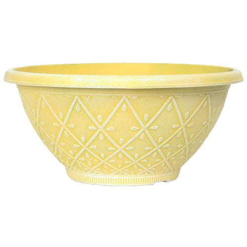 Prisma Decorative Bowl 12" - Sunglow Yellow