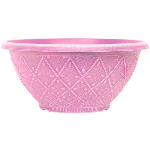 Prisma Decorative Bowl 12" - Raspberry Pink