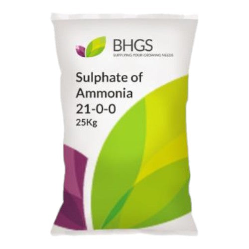 BHGS Sulphate of Ammonia Fertiliser 25kg Bag