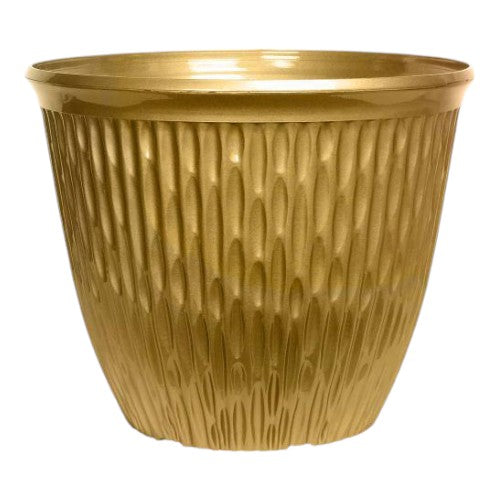 Brooklyn Planter 15" High Gloss Gold