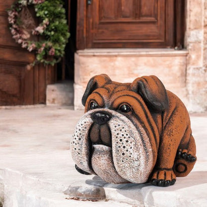 Cement Planter Bulldog 20cm