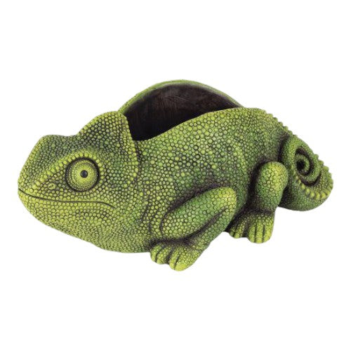 Chameleon Cement Garden Planter / Ornament