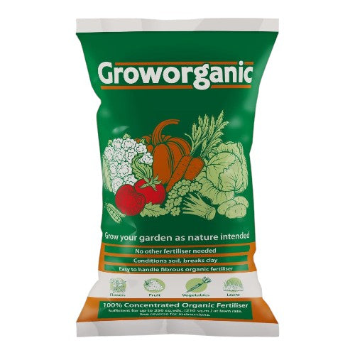 Groworganic 100% Concentrated Organic Fertiliser 40lt