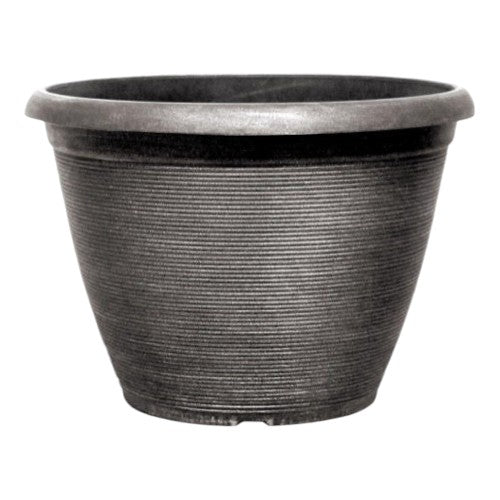 Helix Decorative Planter 16"- Silver