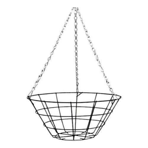 12Inch Flat Bottom Narrow Wire Hanging Basket