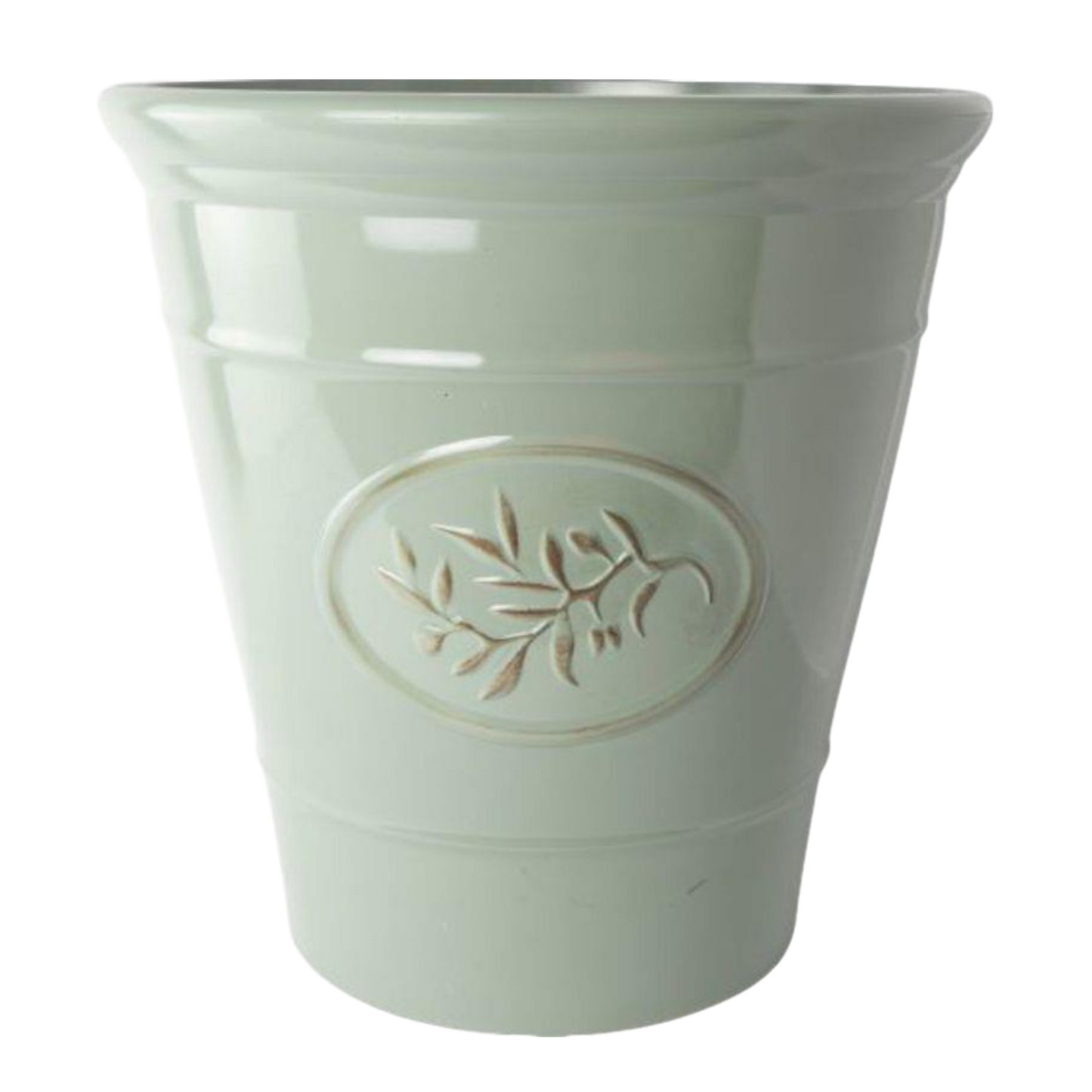 Olive Decorative Plant Pot 40cm - Green