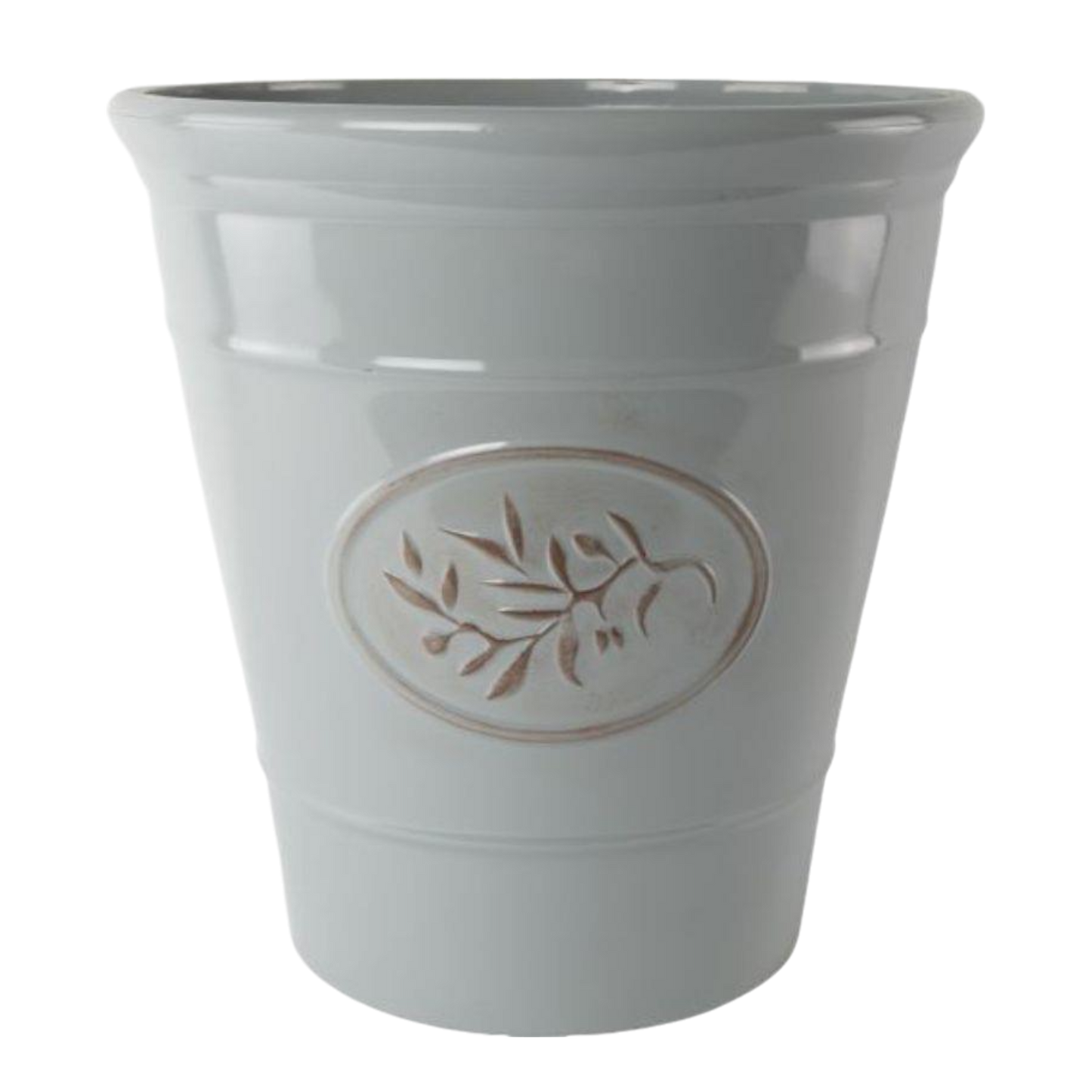 Olive Decorative Plant Pot 30cm - Grey