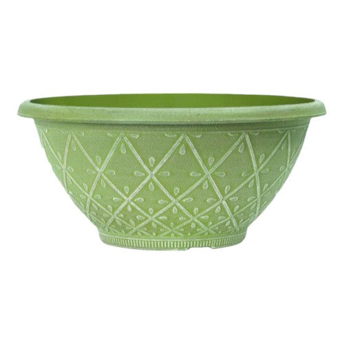 Prisma Decorative Bowl 12" - Moss Green