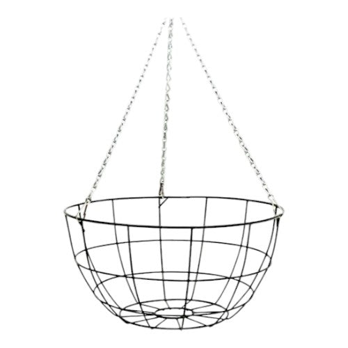 12Inch Flat Bottom Wire Hanging Basket