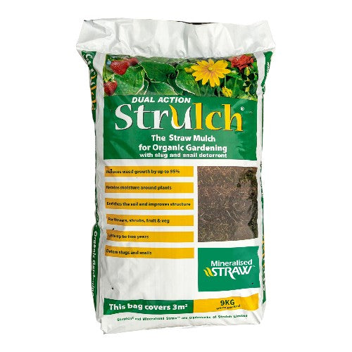 Strulch - Innovative Organic Straw Mulch 9kg