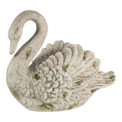 Decorative Concrete Ornament Planter Swan