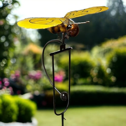 Decorative Garden Swinging Stake Bee