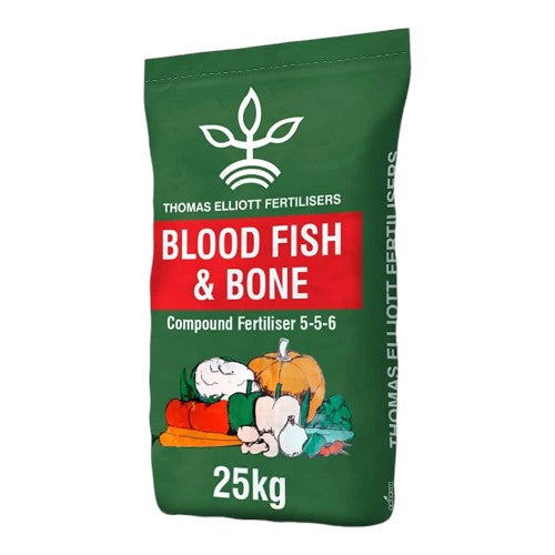 Thomas Elliot Blood, Fish and Bone 5-5-6 Compound Fertiliser 25kg