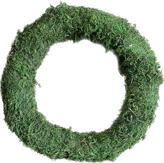 Padded Moss Wreath Ring 10"