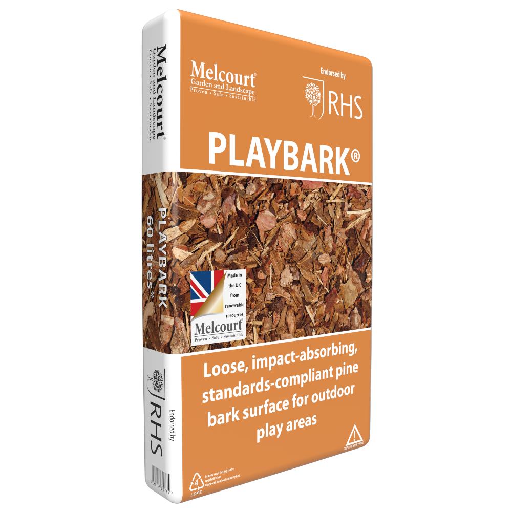 Melcourt Playbark Safe Chunky Pine Bark Playing Surface 60L Bag