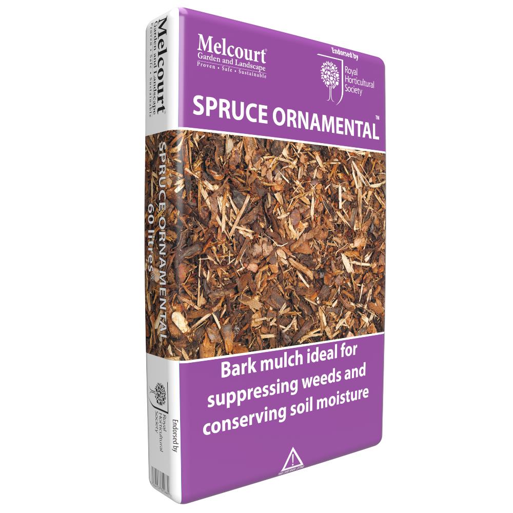 Melcourt Spruce Landscaping Ornamental Bark Mulch 60L