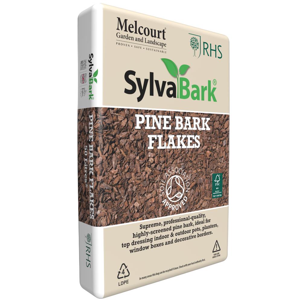 RHS Melcourt SylvaBark Pine Bark Flakes 50lt