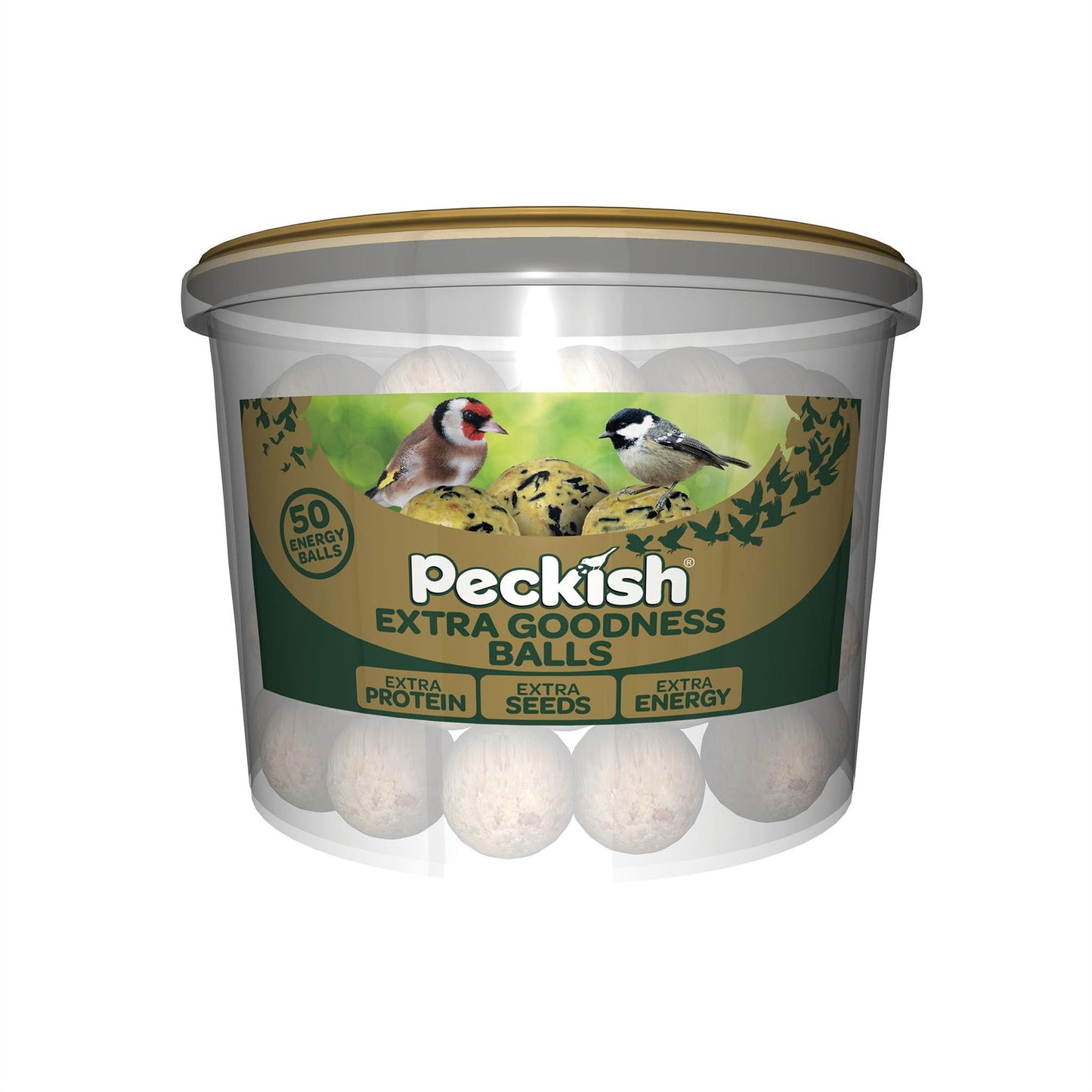 Peckish Extra Goodness Energy Balls - 50 Tub