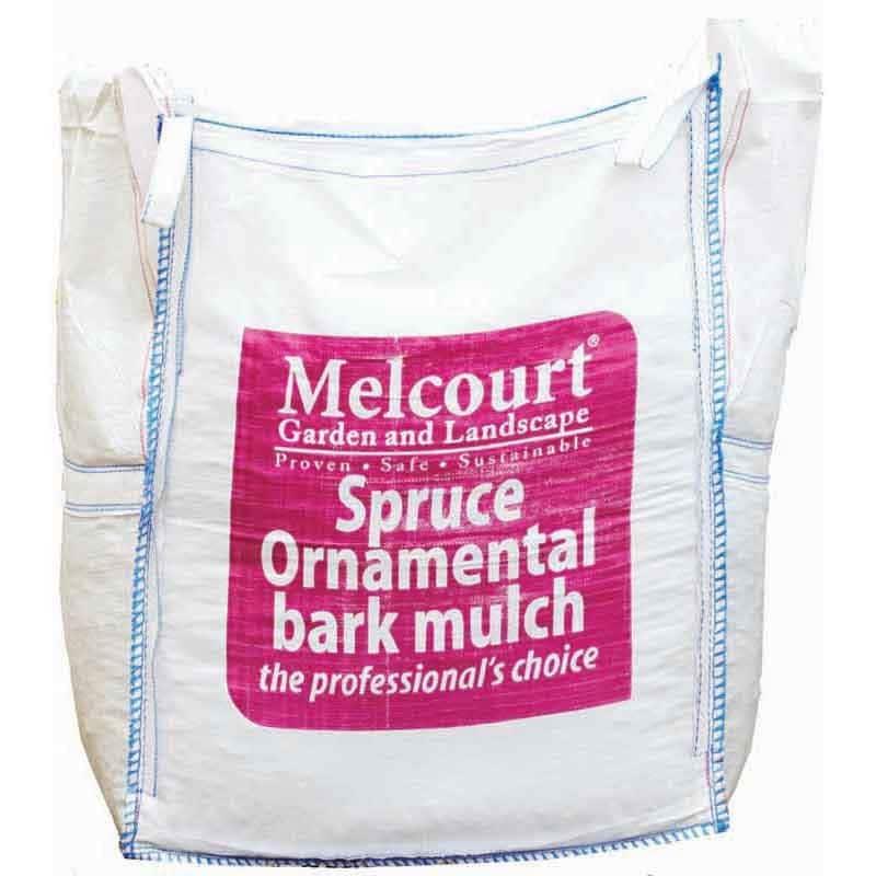 Melcourt Spruce Ornamental Bark Mulch 0.6m3 (600lt) Bulk Bag