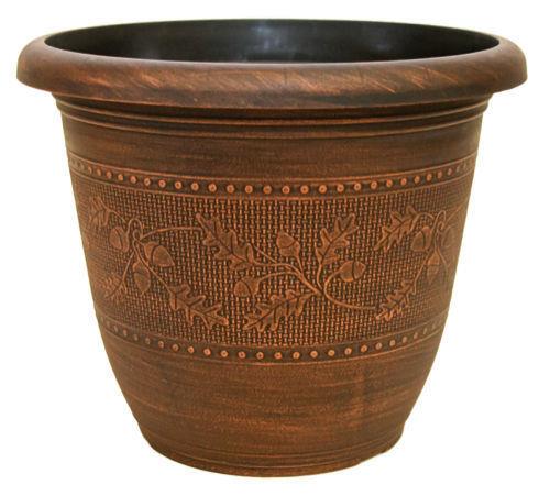 Acorn Planter 25cm Warm Copper