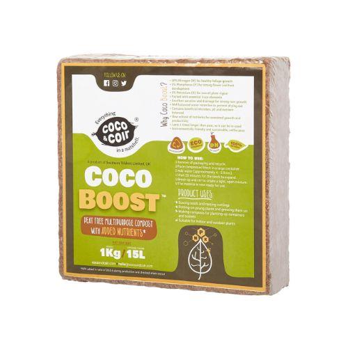 Coco & Coir All Purpose Coco Boost Brick Peat Free 15lt