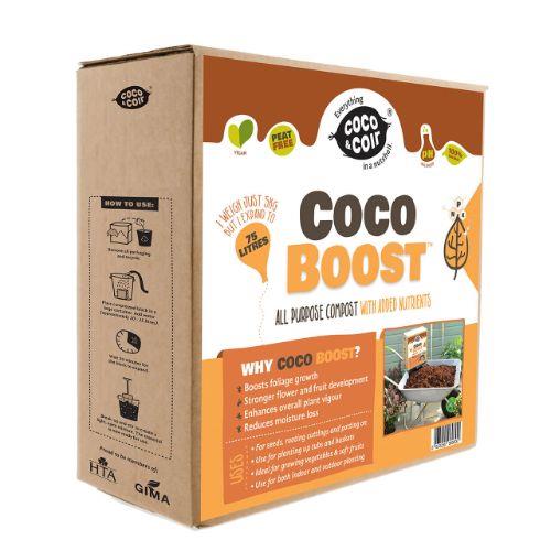 Coco and Coir Coco Boost Brick Peat Free 75lt