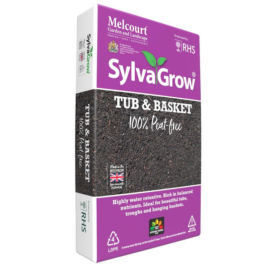 Melcourt Sylvagrow Tub and Basket Peat Free 40lt Bag