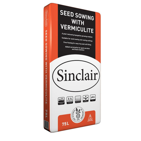 Sinclair Seed Sowing Compost with Vermiculite 75lt