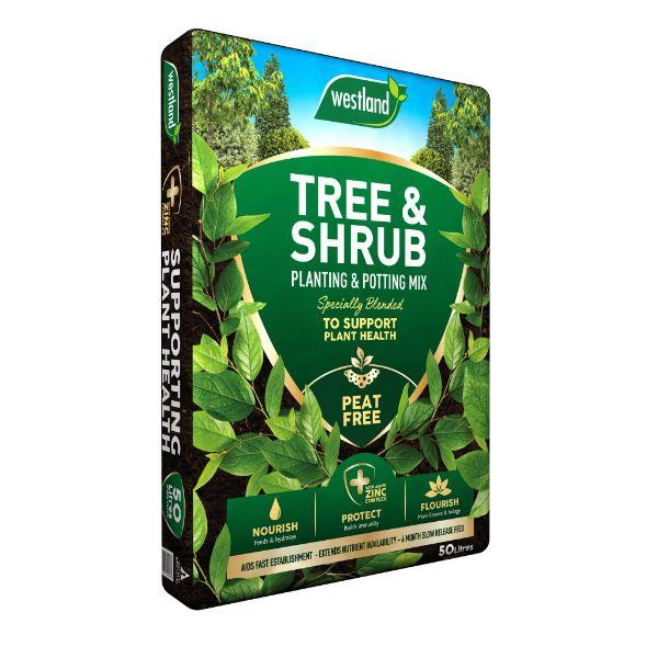 Westland Tree & Shrub Planting Peat Free Compost Mix 50L