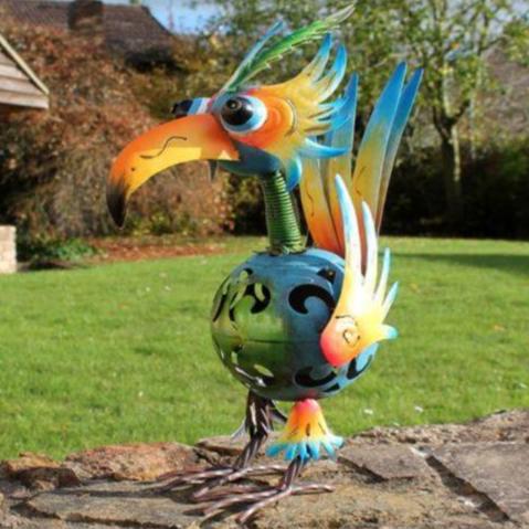 Hand Painted Feather Top Large wackybird