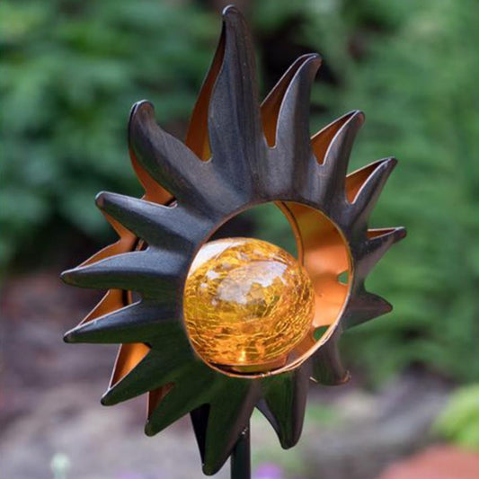 Starburst Solar Flame Light 91cm on Stake