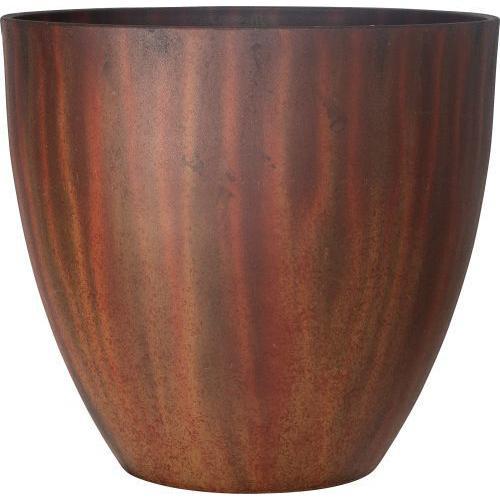 Planter Natural 23cm  Burnt Finish