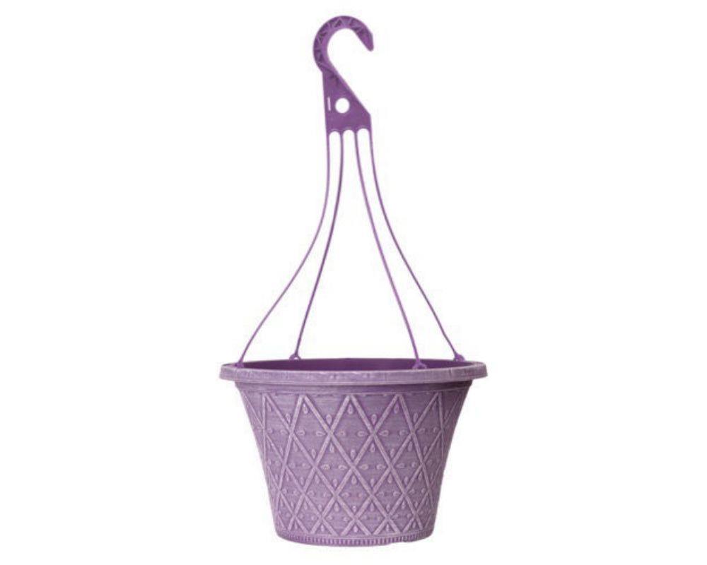 Prisma Decorative Hanging Basket 12" - Raisin