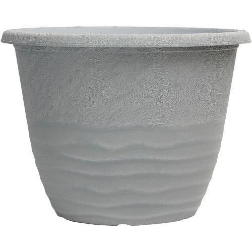 Mariella Planter 12"  Washed Lead