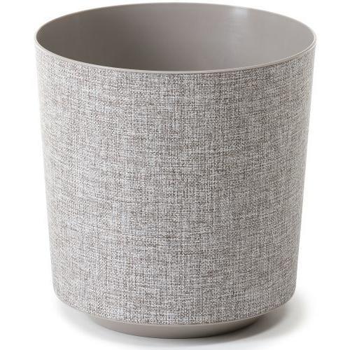 Gama Planter Round Textile 25cm  Taupe