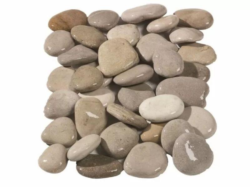 Flat Beige Pebbles 40-20mm 25kg Bag