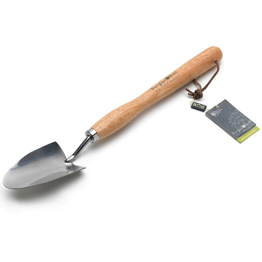 Burgon & Ball RHS Stainless Mid Handled Trowel