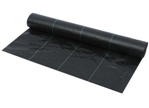 Supercover Groundcover Weed Matting Black with Grids 1m x 50m Roll