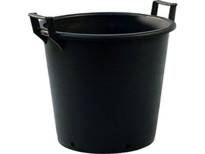 130lt Extra Large Heavy Duty Plastic Tree & Shrub Container Plant Pot with Handles 70 x 51