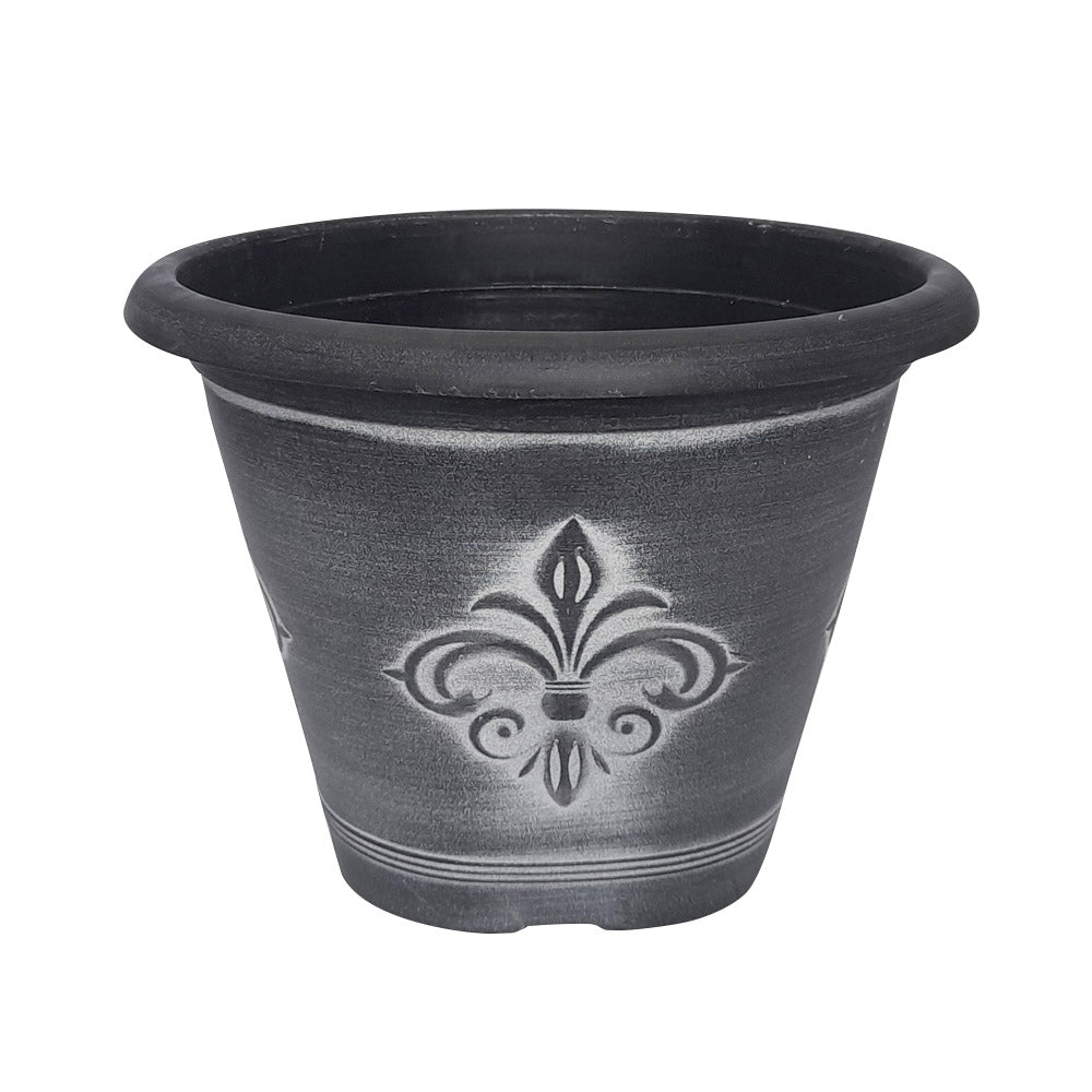 Fleur De Lys Planter Black 10'