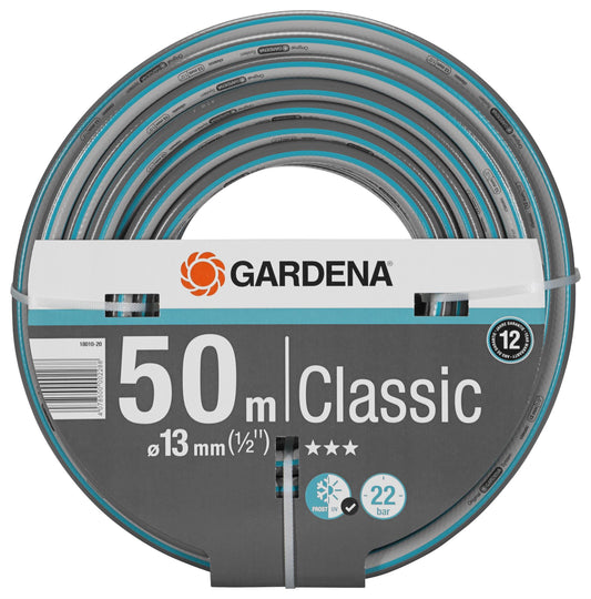 Gardena Classic Garden Hose Pipe 13mm (1/2') 50m