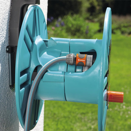 Gardena Classic Wall-fixed Hose Reel 60 with Hose Guide