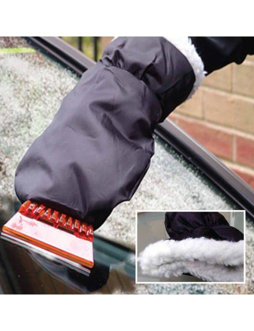 Deluxe Ice Scraper with Fleece Lined Glove