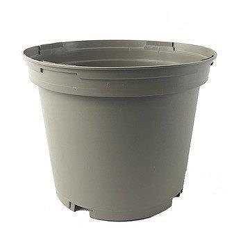 10lt Plastic Eco Recyclable Taupe Plant Pots x 5