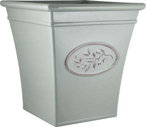 Olive Planter Square 35cm Grey