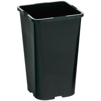 Square Deep Rose Pots 4L Black x 10