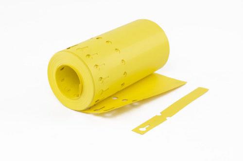 8 Inch Yellow Loop Lock Plant Labels x 100